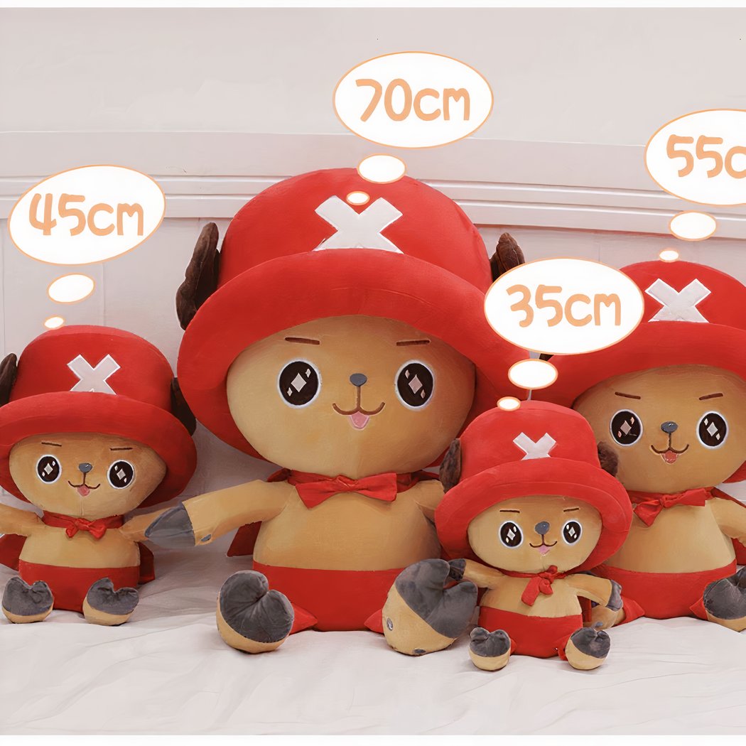Cute Red Tony Chopper One Piece Plush Toy • My Plush