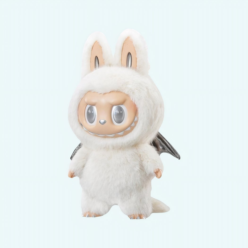 Zimomo Labubu white angel plush toy • My Plush