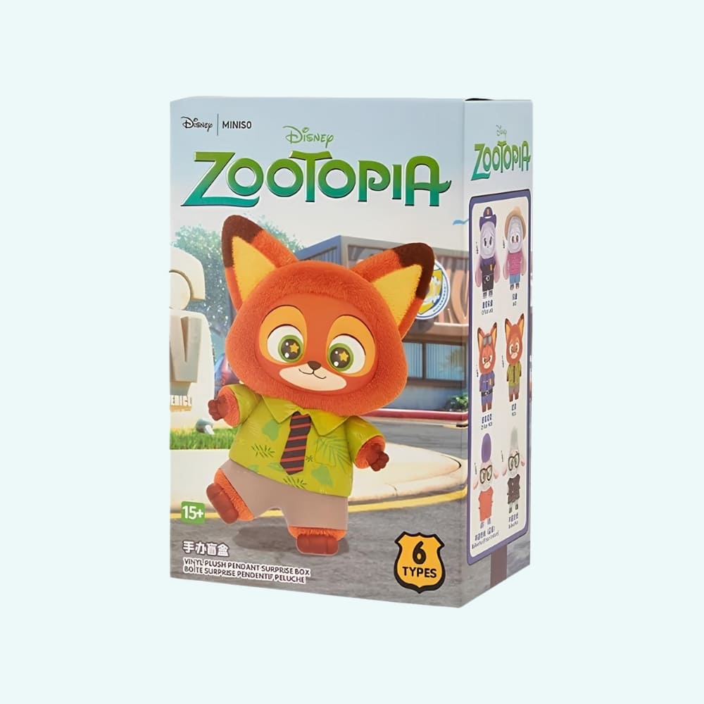 【正規品】Disney MINISO Zootopiaぬいぐるみセット6体セット 予約販売｜10月下旬～11月中旬 お届け予定】MINISO x ディズニー